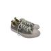 Converse Shoes | Converse Low Top Gray Floral Detail Lace Up Sneakers Tennis Shoes Girls Size 2 | Color: Gray | Size: 2g
