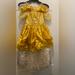 Disney Costumes | Disney Deluxe Belle Halloween Costume 4t 5 T | Color: Gold/Yellow | Size: 4t-5t