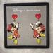 Disney Jewelry | Disney Minnie Mouse Earrings | Color: Gold/Red | Size: Os