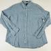 J. Crew Shirts | J Crew Irish Linen Shirt Mens Xl Blue Check Baird Mcnutt Long Sleeve Slim Fit | Color: Blue/White | Size: Xl