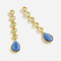 J. Crew Jewelry | J.Crew Mixed-Stone Blue Drop Earrings | Color: Blue/Gold | Size: Os