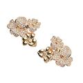 Kate Spade Jewelry | Kate Spade Precious Pansy Pav Cluster Stud Earrings | Color: Gold | Size: Os