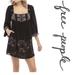 Free People Dresses | Free People Rhiannon Embroidered Babydoll Dress | Color: Black/Purple | Size: S