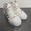 Adidas Shoes | Adidas Originals Nizza Platform Mid Shoes Womens Size 6 1/2 H01566. | Color: White | Size: 6.5