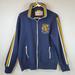 American Eagle Outfitters Jackets & Coats | American Eagle Outfitters Men's Retro Rugby Varsity Full Zip Jacket M Stripes | Color: Blue/Yellow | Size: M