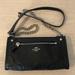 Coach Bags | Coach Mickie Black Leather Crossbody Silver Chain Bag | Color: Black | Size: Os