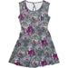 Disney Dresses | Disney Villains Maleficent Ursula & Evil Queen Stained Glass Dress Size Small | Color: Gray/Purple | Size: S