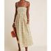 Anthropologie Dresses | Frye X Anthropologie Alice Floral Midi Dress | Color: Gold/Yellow | Size: Xs