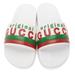 Gucci Shoes | Gucci Original Logo Slides Nwt | Color: Green/Red/White | Size: 41