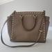 Michael Kors Bags | Large Michael Kors Studded Bag | Color: Gray/Green | Size: Os