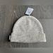 Lululemon Athletica Accessories | Lululemon Close-Fit Wool-Blend Ribbed Knit Beanie In 80wh/Qsaz Size S/M | Color: Tan/White | Size: S/M