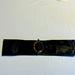 Gucci Accessories | Gucci Black Leather Belt With Gold Bamboo Toggle Closure | Color: Black | Size: Os