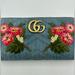 Gucci Bags | Gucci Limited Edition Japan Exclusive Denim Marmont Floral Wallet | Color: Blue/Pink | Size: Os