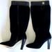 Michael Kors Shoes | Michael Kors Black Slouch Suede/Leather Boots, Size 9m | Color: Black | Size: 9