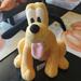 Disney Toys | Disney Parks Pluto Puppy Dog Sitting Plush Stuffed Animal 18" Tall Plush Toy | Color: Yellow | Size: Osbb