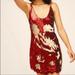 Free People Dresses | Free People Seeing Double Sequins Bi Color Skinny Strap Mini Dress | Color: Red | Size: Xs