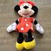 Disney Toys | Disney Parks Minnie Mouse Red Dress Plush Stuffed Animal Toy Gift 12 Inch See Or | Color: Red/White | Size: 12 Inch