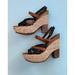 Anthropologie Shoes | Anthropologie Parley Heels By Holding Horses | Color: Black/Brown | Size: 9