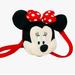 Disney Toys | Disney Minnie Mouse Big Bow Plush Head Purse | Color: Black/Red | Size: Osg