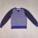 J. Crew Shirts | J Crew Sweatshirt Mens Small Blue Crewneck Vintage Fleece Pullover Sweater | Color: Blue | Size: S