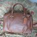 Coach Bags | Coach Tan Leather Satchel Handbag | Color: Tan | Size: 12 X 9 X 5