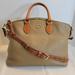 Dooney & Bourke Bags | Dooney And Bourke Pebbled Leather Satchel Purse Tan Hand & Shoulder Bag | Color: Tan | Size: Os