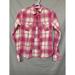 American Eagle Outfitters Tops | American Eagle Outfitters Womens Long Sleeve Button Up Shirt Blouse Xs Pink Top | Color: Pink | Size: Xs