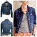 Anthropologie Jackets & Coats | Anthropologie Pilcro Denim Jean Jacket Size Small Leather Accent Trucker Boho | Color: Blue | Size: S