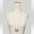 Madewell Jewelry | Madewell Arrowstack Necklace | Color: Gold | Size: Os