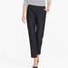 J. Crew Pants & Jumpsuits | J Crew Collection Black Lace Pleated Front Cropped Pant | Color: Black | Size: 4