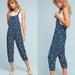 Anthropologie Pants & Jumpsuits | Anthropologie Maeve Tidal Overalls Teal Size Small | Color: Blue/Green | Size: Sj