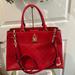 Michael Kors Bags | Authentic Michal Kors Red Leather Shoulder Bag | Color: Red | Size: 14” X 10” X 6”
