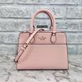 Kate Spade Bags | Kate Spade Madison Small Satchel Crossbody In Conch Pink | Color: Gold/Pink | Size: 7.48"H X 9.68"W (Bottom) X 4.68"D