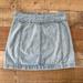 Free People Skirts | Free People Light Wash Denim Jean Mini Skirt Womens Size 4 | Color: Blue | Size: 4