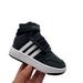 Adidas Shoes | Adidas Toddler Boys Basketball Shoes Size 7.5k Black White Hoops Mid Top Sneaker | Color: Black/White | Size: 7.5b