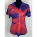 Adidas Tops | Adidas Red/Purple Badminton Climacool Short-Sleeve Polo Shirt | Color: Purple/Red | Size: M