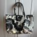 Kate Spade Bags | Black And White Floral Kate Spade Shoulder Tote | Color: Black/White | Size: Os