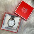 Coach Accessories | Coach Movado Watch Silver With Crystals - Battery Still Works, Links Included | Color: Silver/White | Size: Os