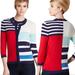 Kate Spade New York Sweaters | Kate Spade New York Multicolor Nautical Cashmere Blend Cardigan, Size Xs Nwt! | Color: Blue/Red | Size: Xs