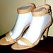 Kate Spade Shoes | Kate Spade Open Toe Ankle Strap Beige Leather Fancy Heels | Color: Cream/Tan | Size: 9