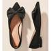 Anthropologie Shoes | Anthropologie Bow City Pointed Flats Women's Size 8.5 | Color: Black | Size: 8.5