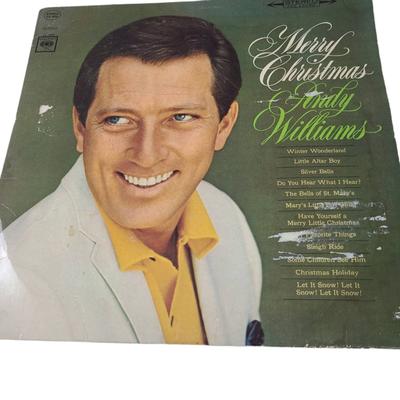 Columbia Media | Andy Williams - Merry Christmas Vinyl Record Album - Silver Bells Size 12" 33 1/ | Color: Green | Size: Os
