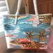 Coach Bags | Coach City Tote With Hawaiian Print | Color: Blue/Silver | Size: Os
