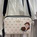 Kate Spade Bags | Disney X Kate Spade Beauty Mini Camera Crossbody Bag Cream Multi Nwt | Color: Black/White | Size: Various