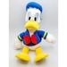 Disney Toys | Disneyworld Medium Sized Donald Duck Fuzzy Plush Stuffed Animal Knit Shirt & Hat | Color: Blue/White | Size: Approx. 15" Tall