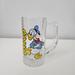 Disney Dining | Donald Duck Glass Mug With Handle Vintage | Color: Blue/Yellow | Size: Os