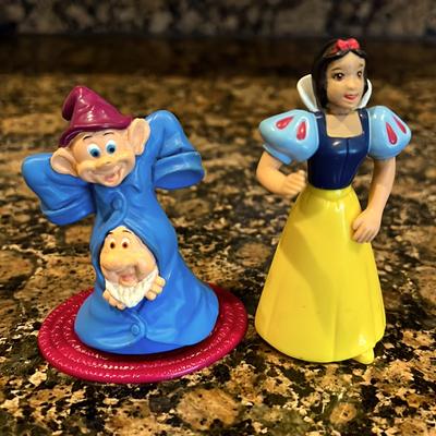 Disney Toys | Disney Snow White Vintage 2pc Toy Set | Color: Blue/Yellow | Size: Osg