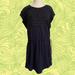 Adidas Dresses | Adidas Chic Drawstring Mini Lbd With Pleated Grosgrain Ribbon Trefoil Logo | Color: Black | Size: L