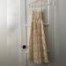 J. Crew Dresses | J Crew Yellow White Ditzy Floral Pleated Midi Sun Dress Pockets 00 Euc | Color: White/Yellow | Size: 00