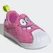 Adidas Shoes | Adidas X Kevin Lyons Fuzzy Pink Monster Superstar 360 C Little Kids Shoes | Color: Black/White | Size: 10.5g